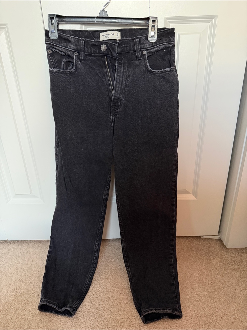 Abercrombie and Fitch 80’s Mom High-Rise Black Jeans